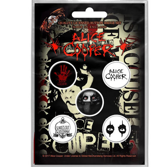 ALICE COOPER - Eyes Button Pin Set
