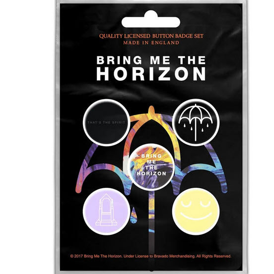 Bring Me The Horizon - That's The Spirit Button Pin Set