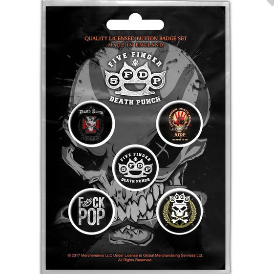 Five Finger Death Punch - 5FDP Button Pin Set