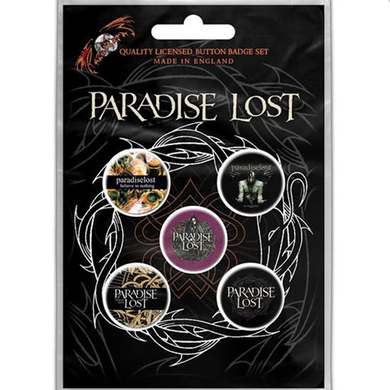 Paradise Lost - Crown of Thorns Button Pin Set