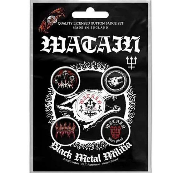 WATAIN - Black Metal Militia - Button Pin Set