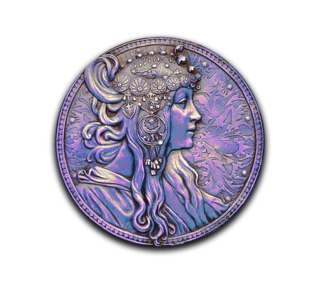 Art Nouveau Turntable Slipmat