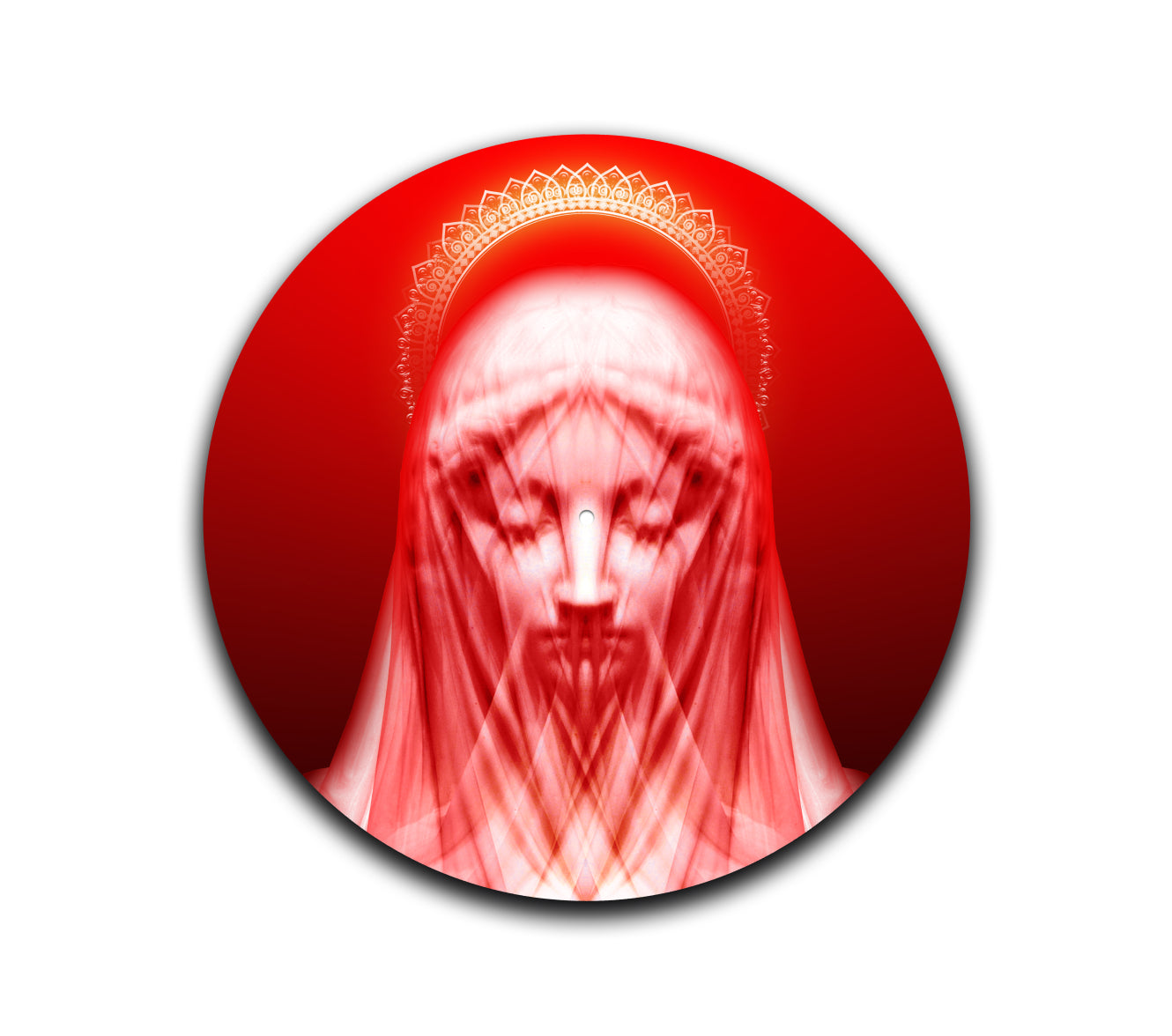 Red Virgin Turntable Slipmat