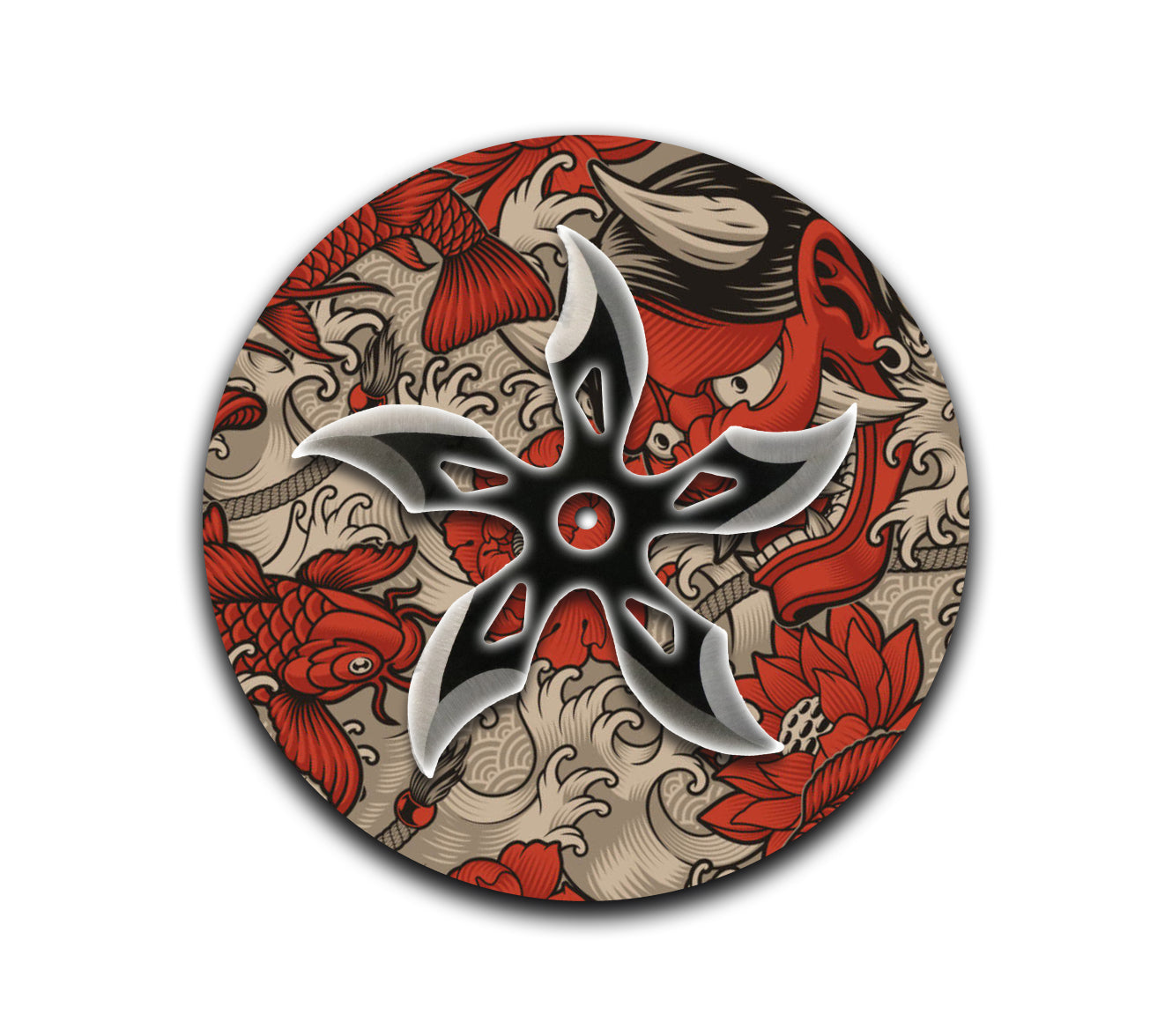 5 Point Shuriken Turntable Slipmat