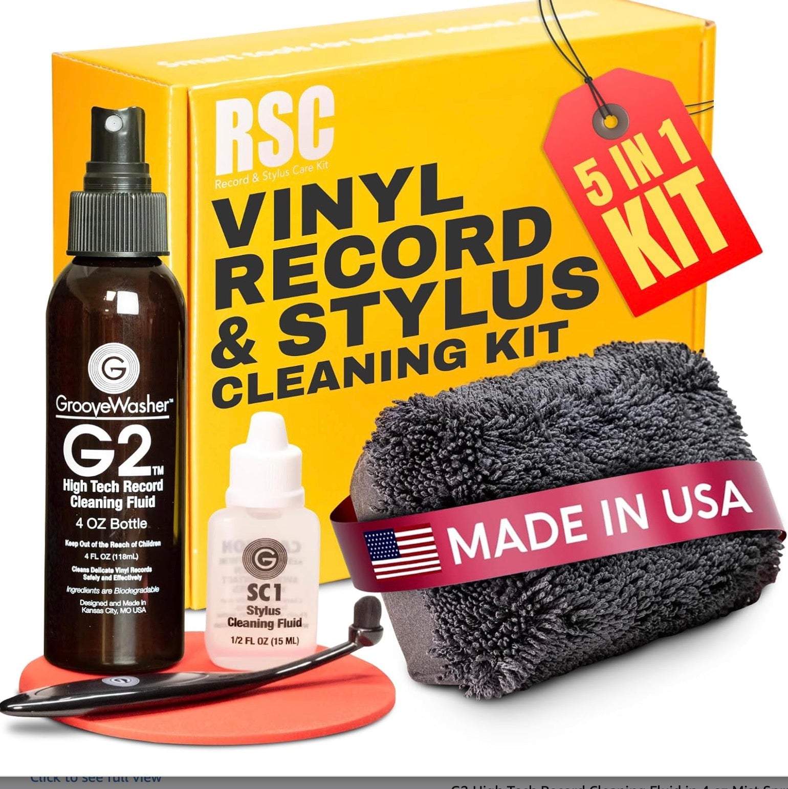GrooveWasher - Record And Stylus Care System