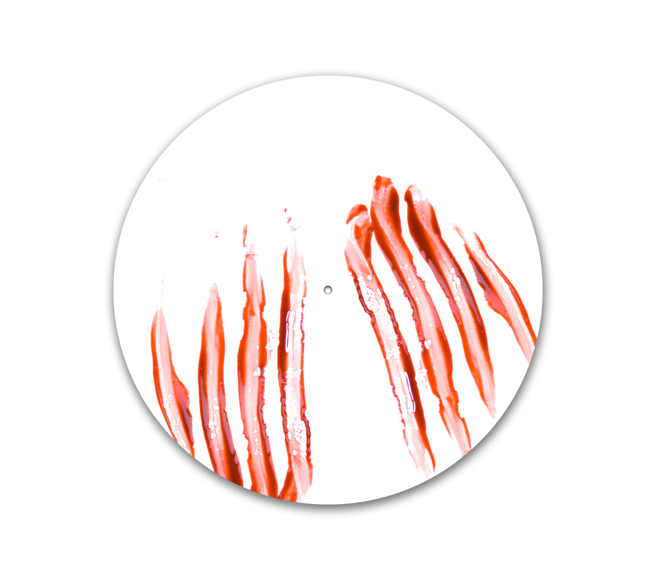 Accident Prone – 12 inch felt turntable mat by Neesh Labs