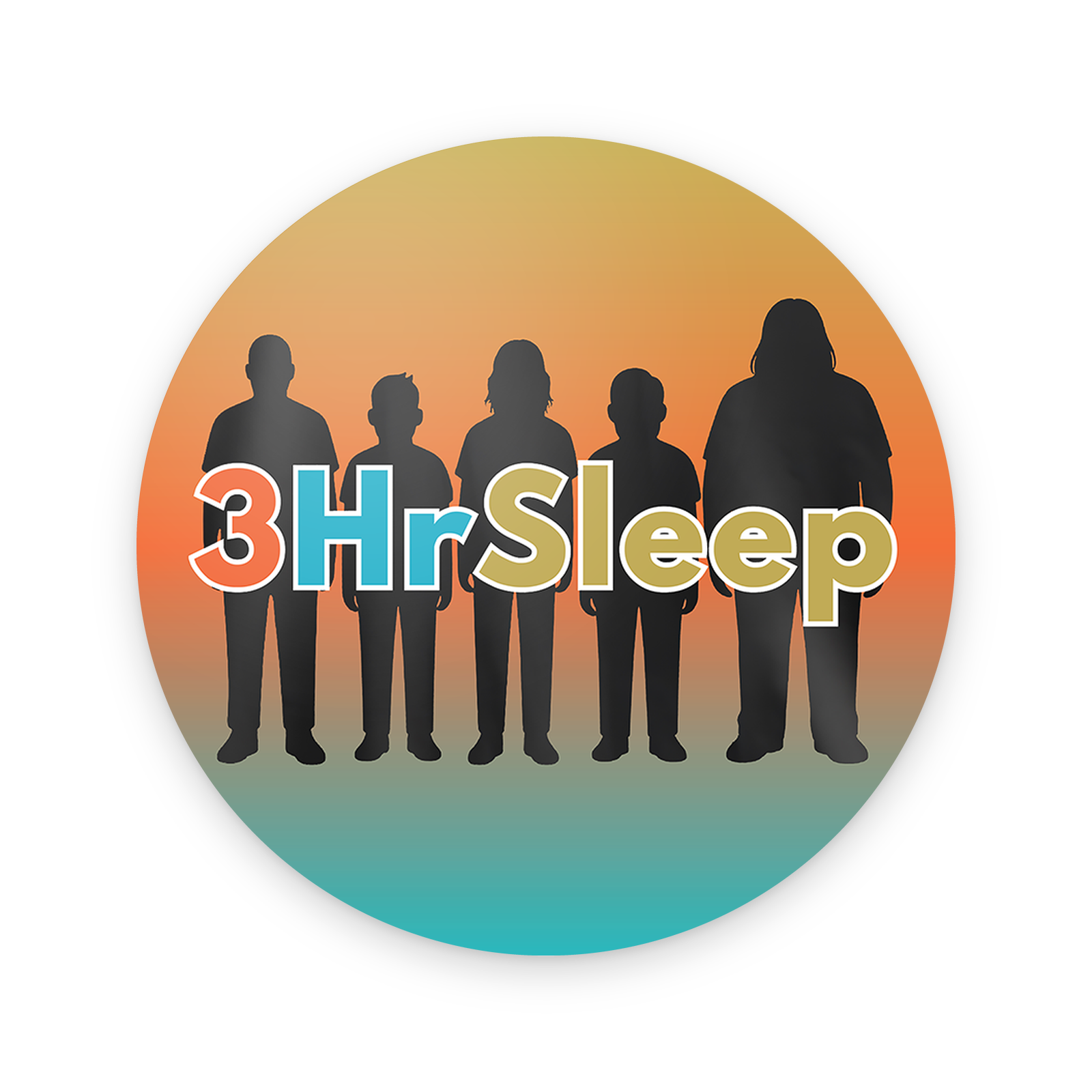 3Hr Sleep - Sticker