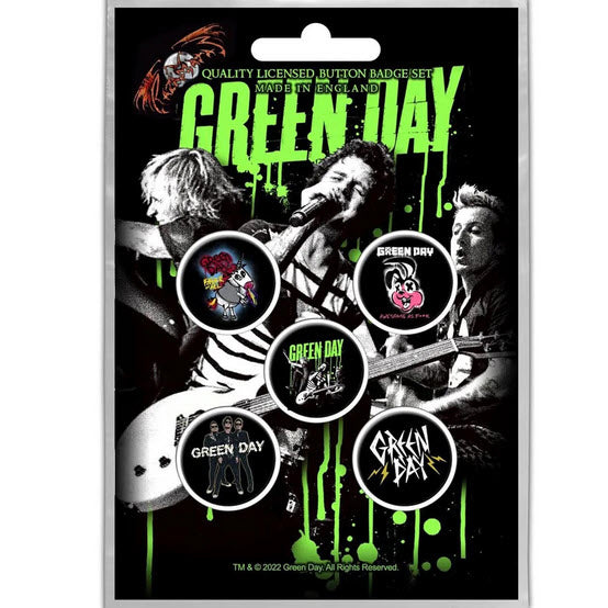 Green Day - Revolution Button Pin Set
