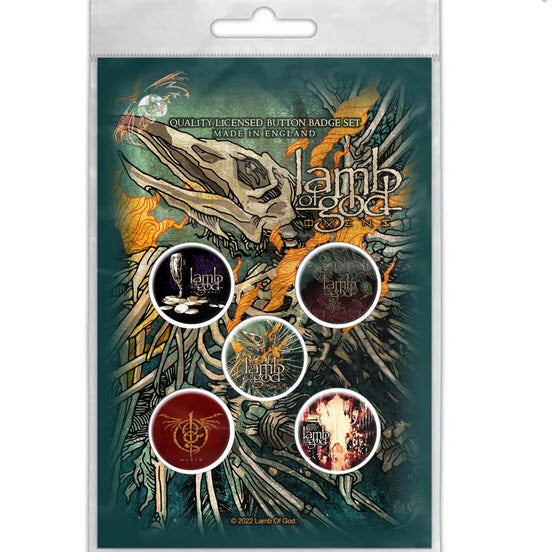 Lamb of God - Omens Button Badge Set