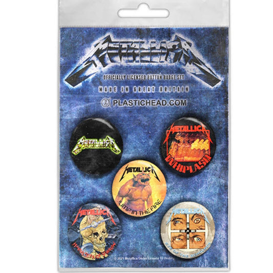 Metallica - The Singles Button Pin Set
