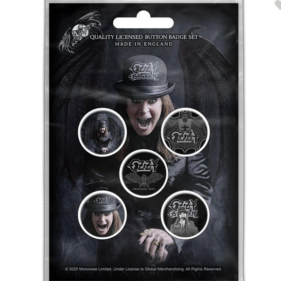 Ozzy Osbourne - Ordinary Man Button Pin Set