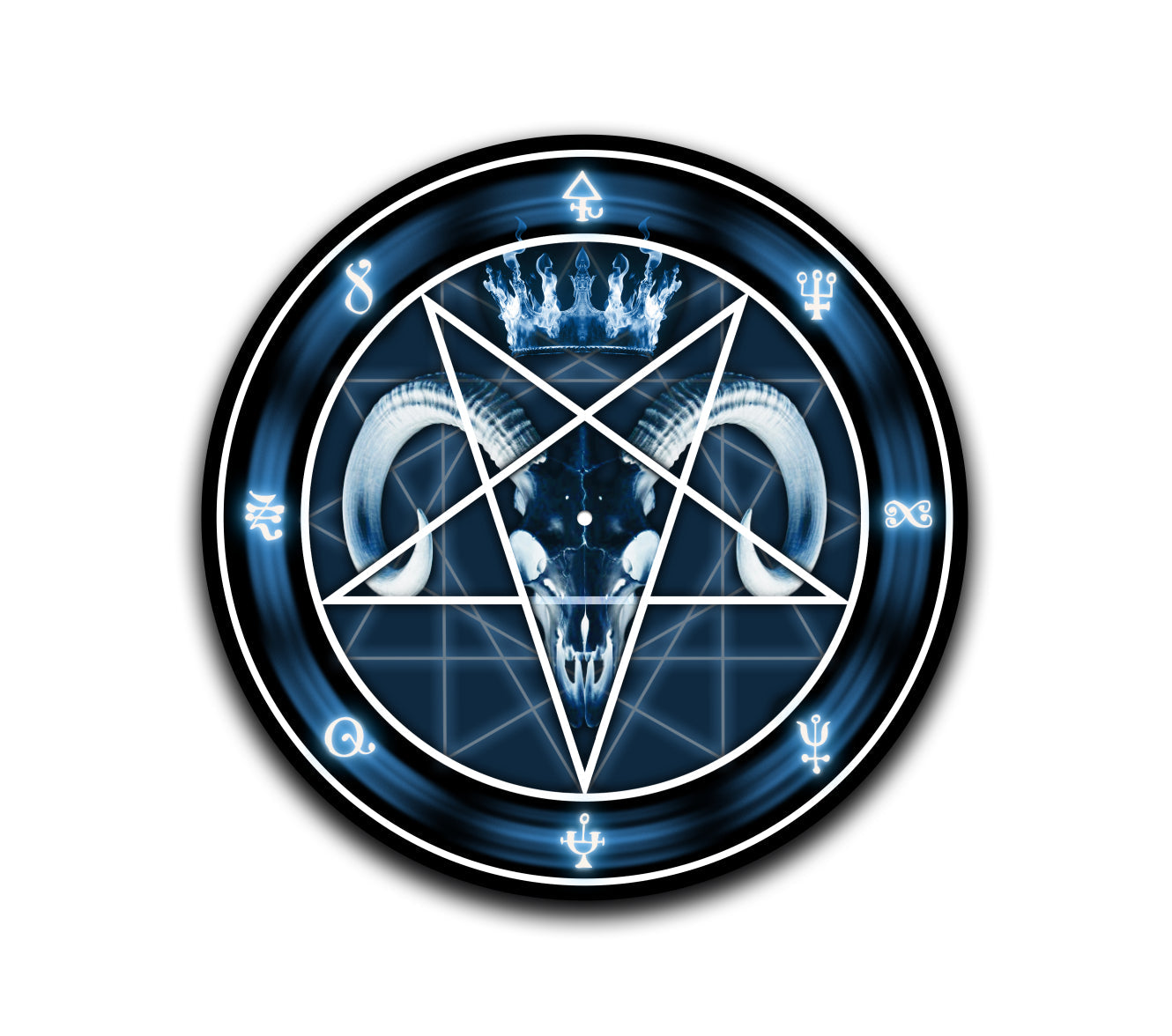 Baphomet Turntable Slipmat