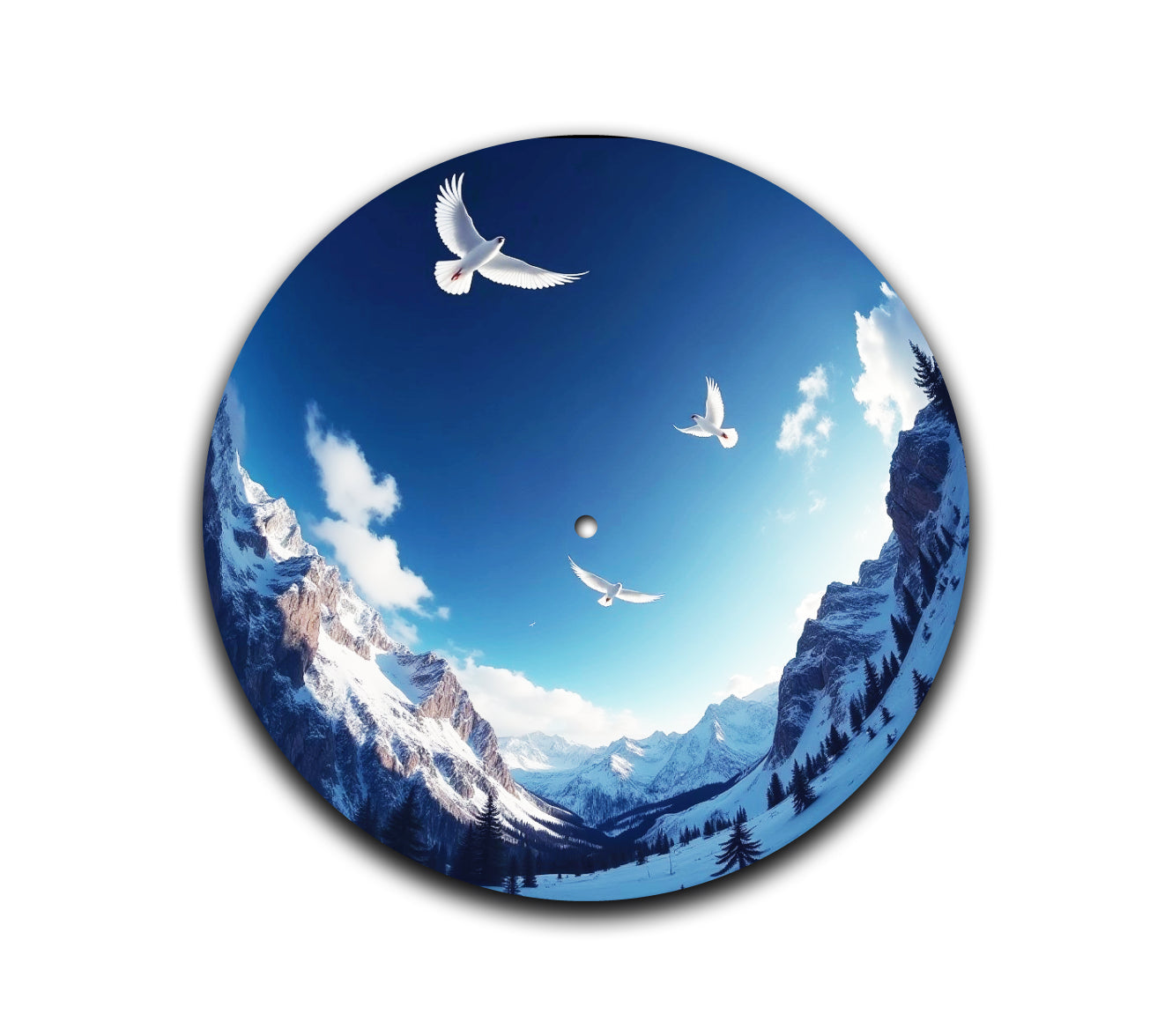 Fisheye Sky Turntable Slipmat
