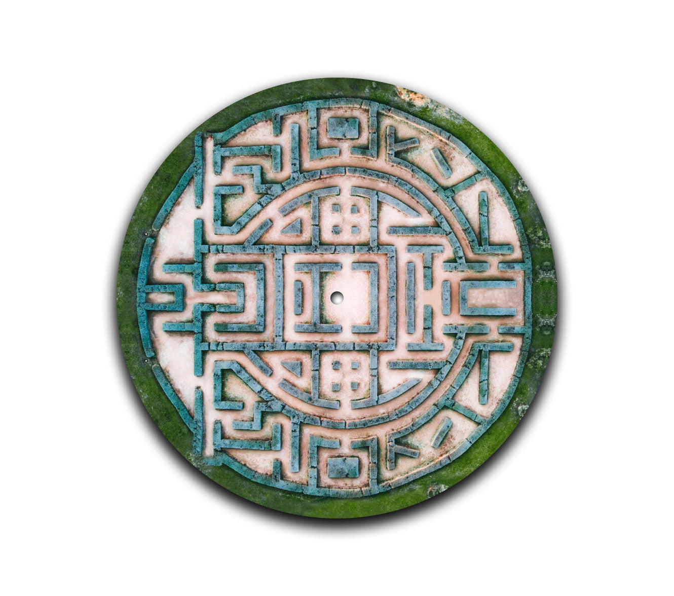 Greek Labyrinth Turntable Slipmat