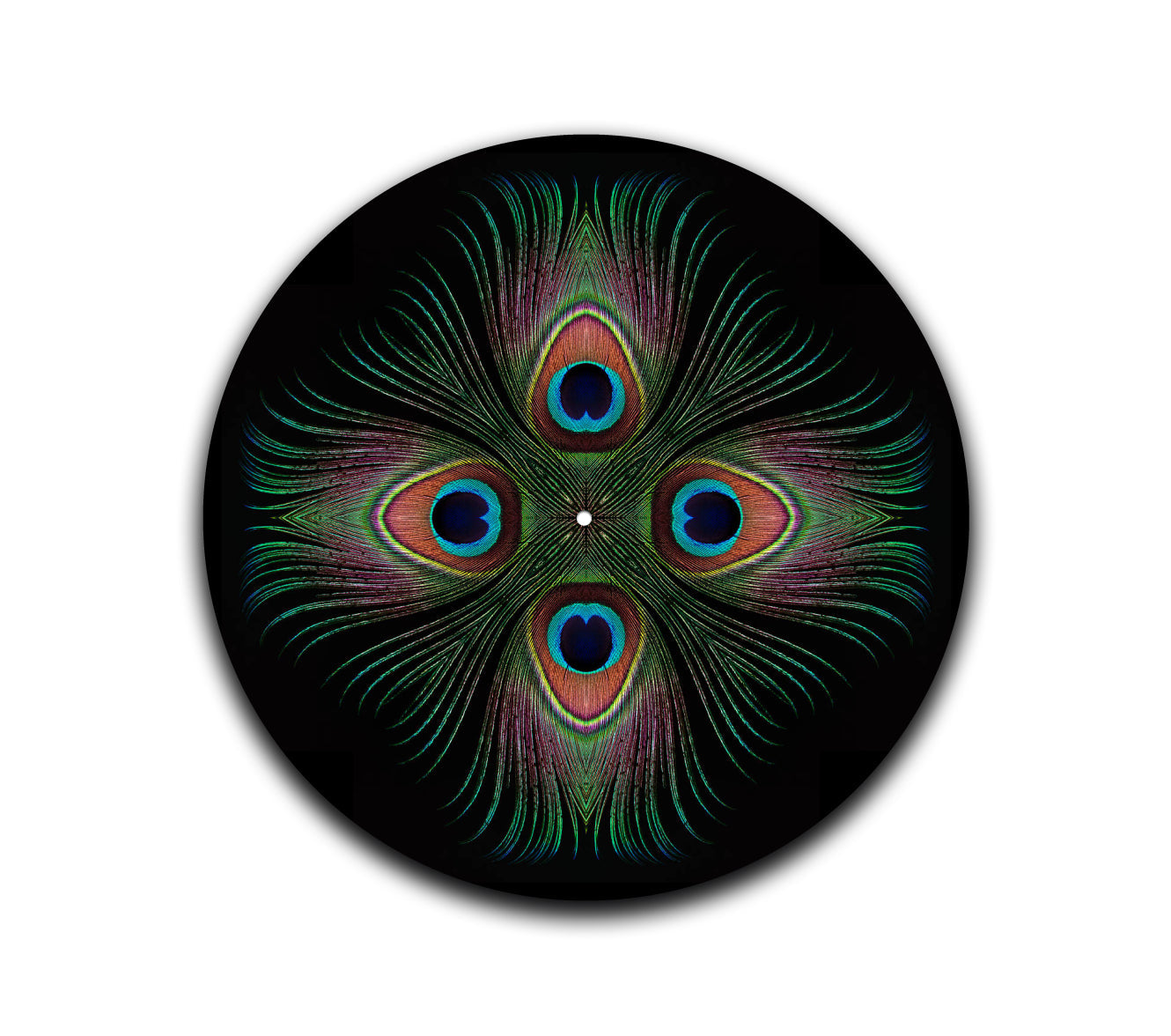Peacock Turntable Slipmat