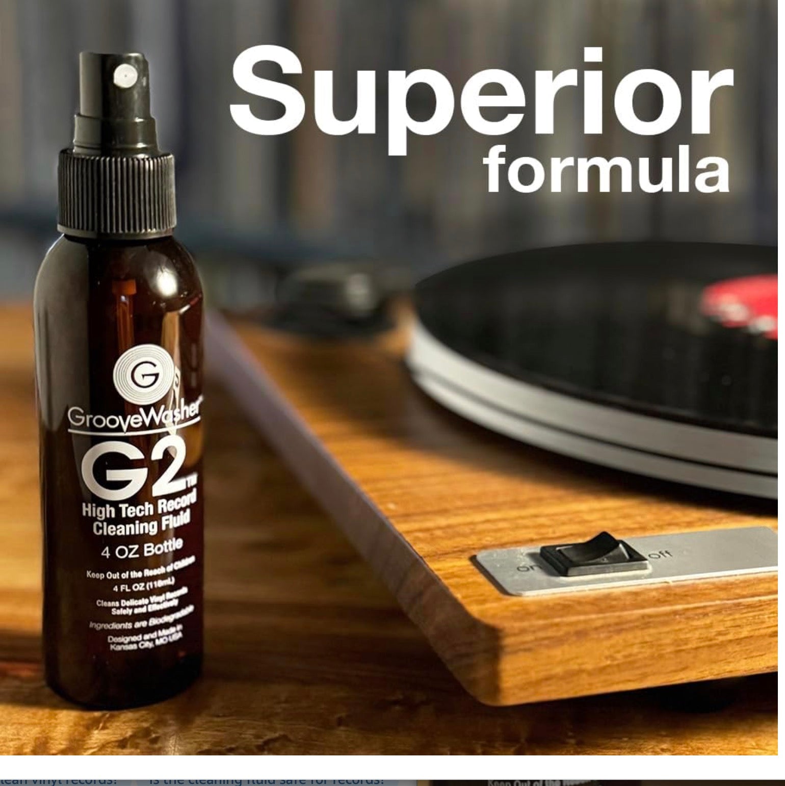 GrooveWasher - Record And Stylus Care System