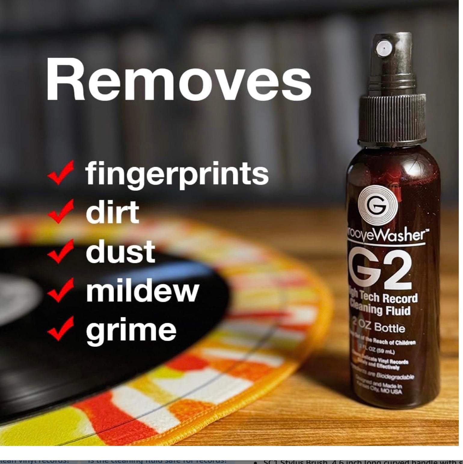 GrooveWasher - Record And Stylus Care System