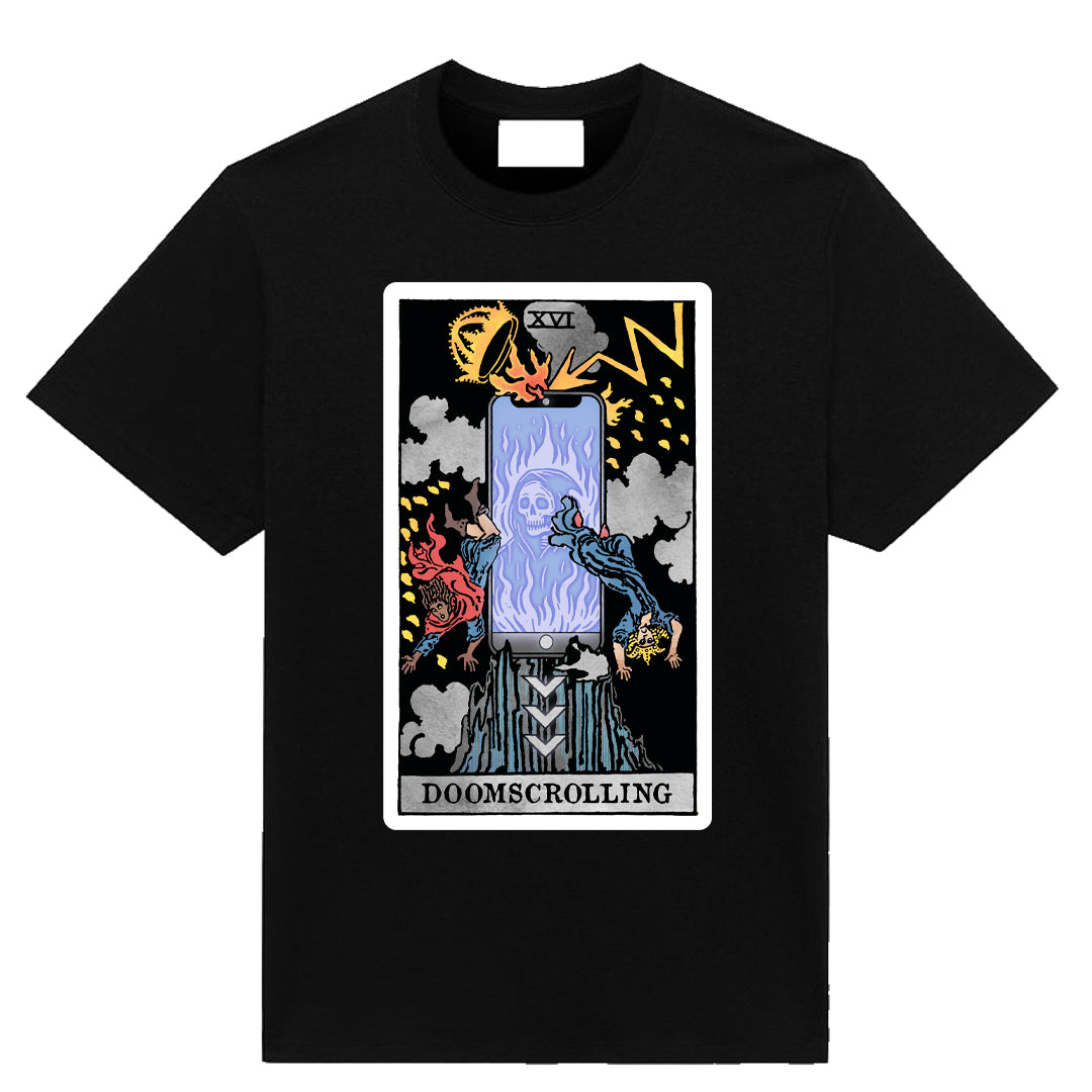 Doomscrolling Tarot Card T-Shirt