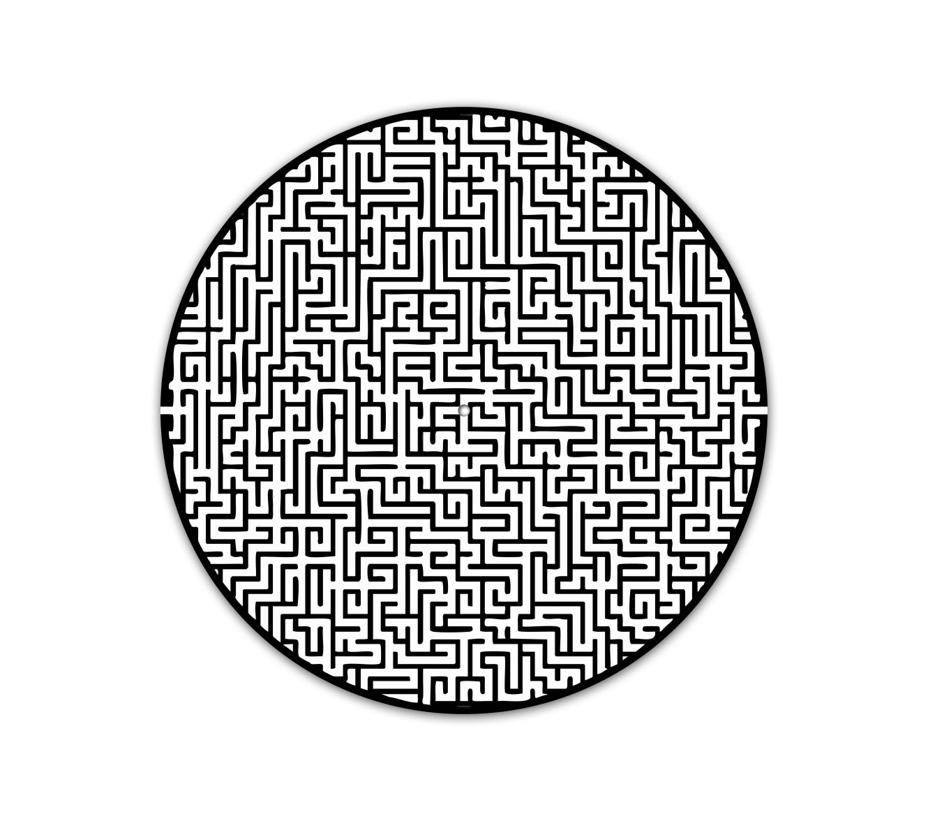 maze - 12″ Turntable Mat for Vinyl Collectors by Neesh Labs